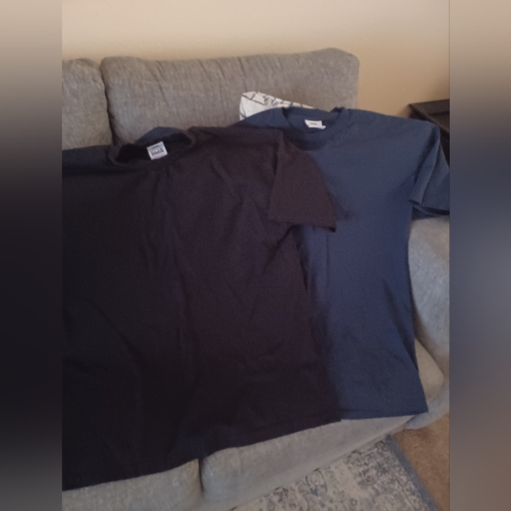 PROCLUB heavy weight mens 2XL shirt-Blue